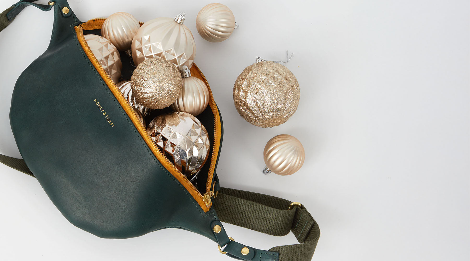 Honey and Toast leather crossbody bag