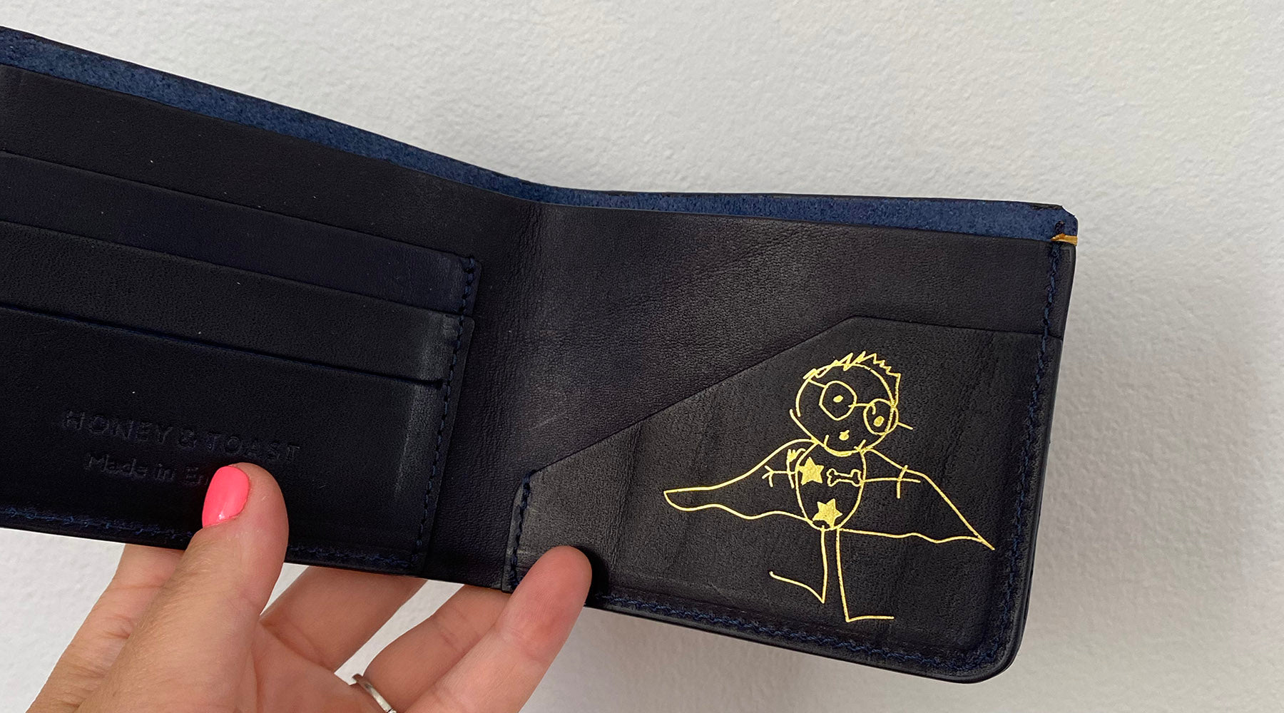 Custom Hand Painted Wallet 