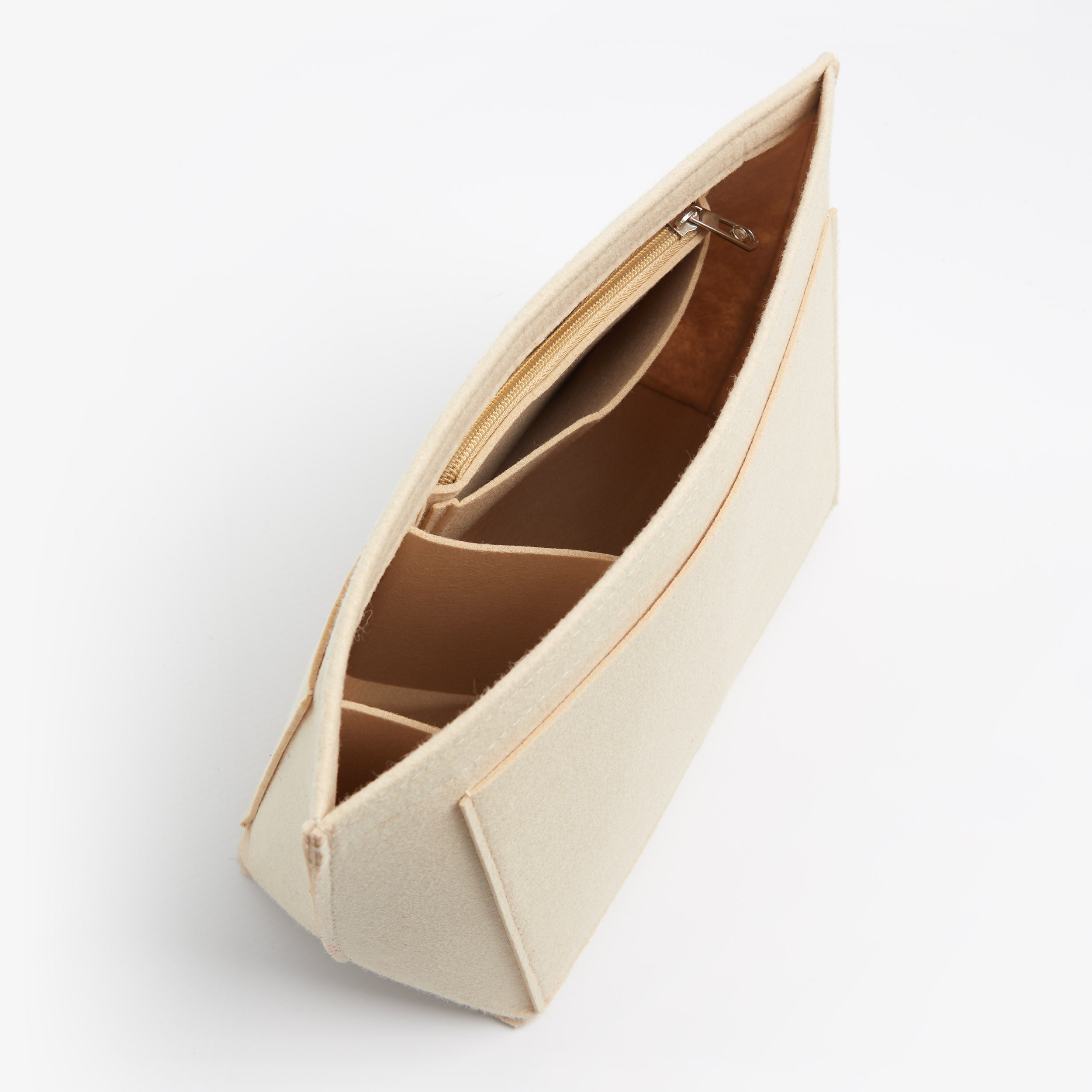 Honey & Toast Apparel & Accessories Insert organiser for Libby hobo bag tan