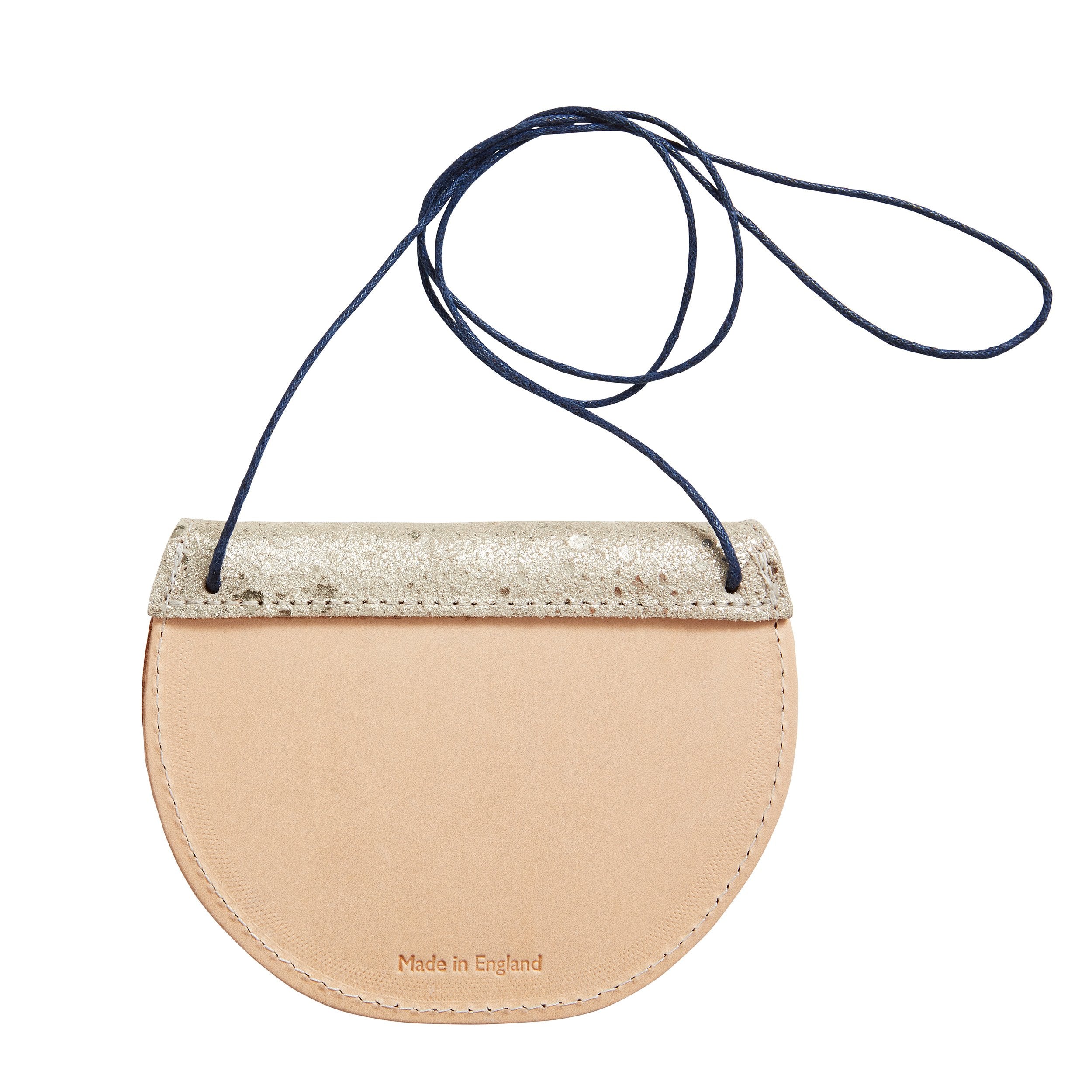 https://www.honeyandtoast.co.uk Pippin coin purse pale gold & nude