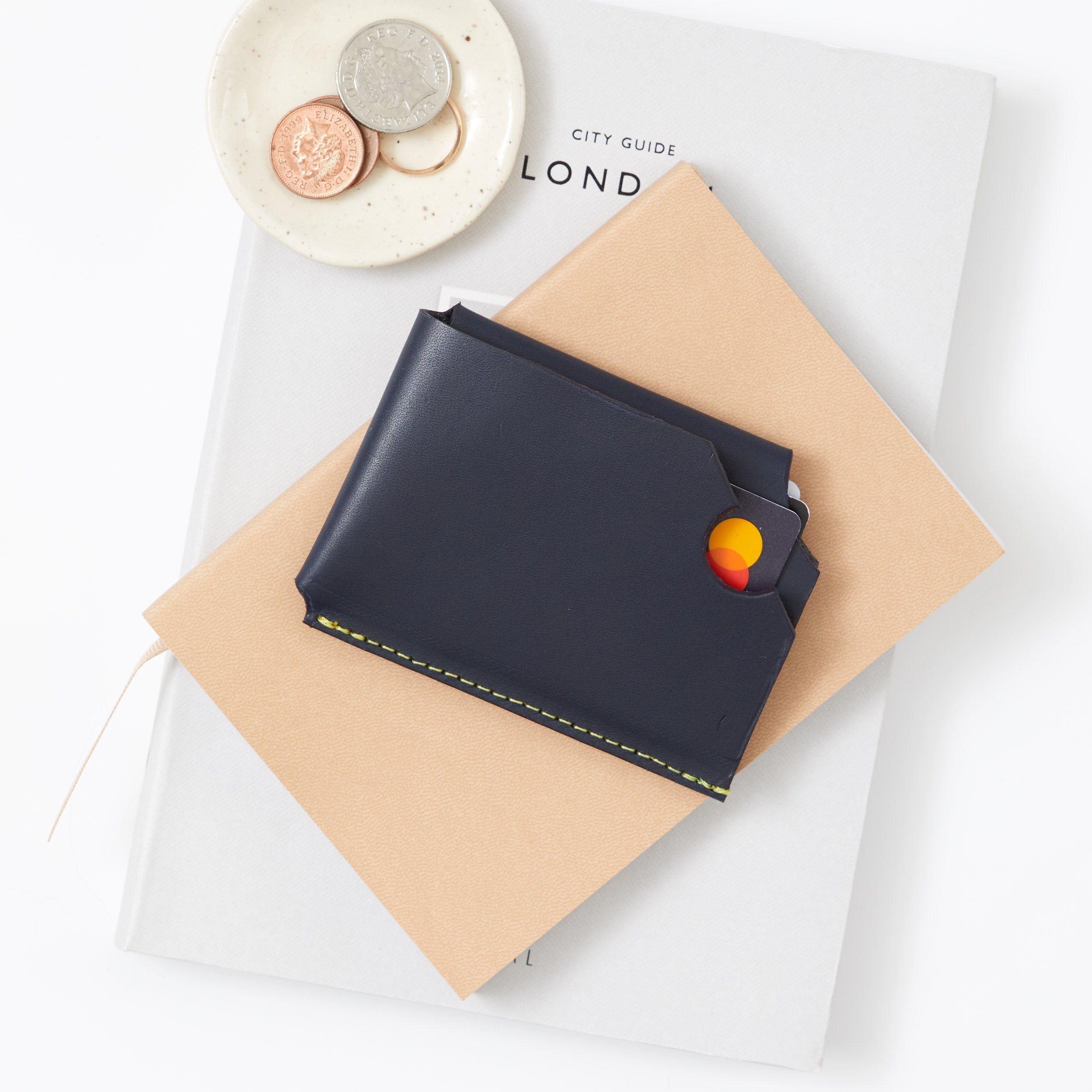https://www.honeyandtoast.co.uk Ted cardholder navy