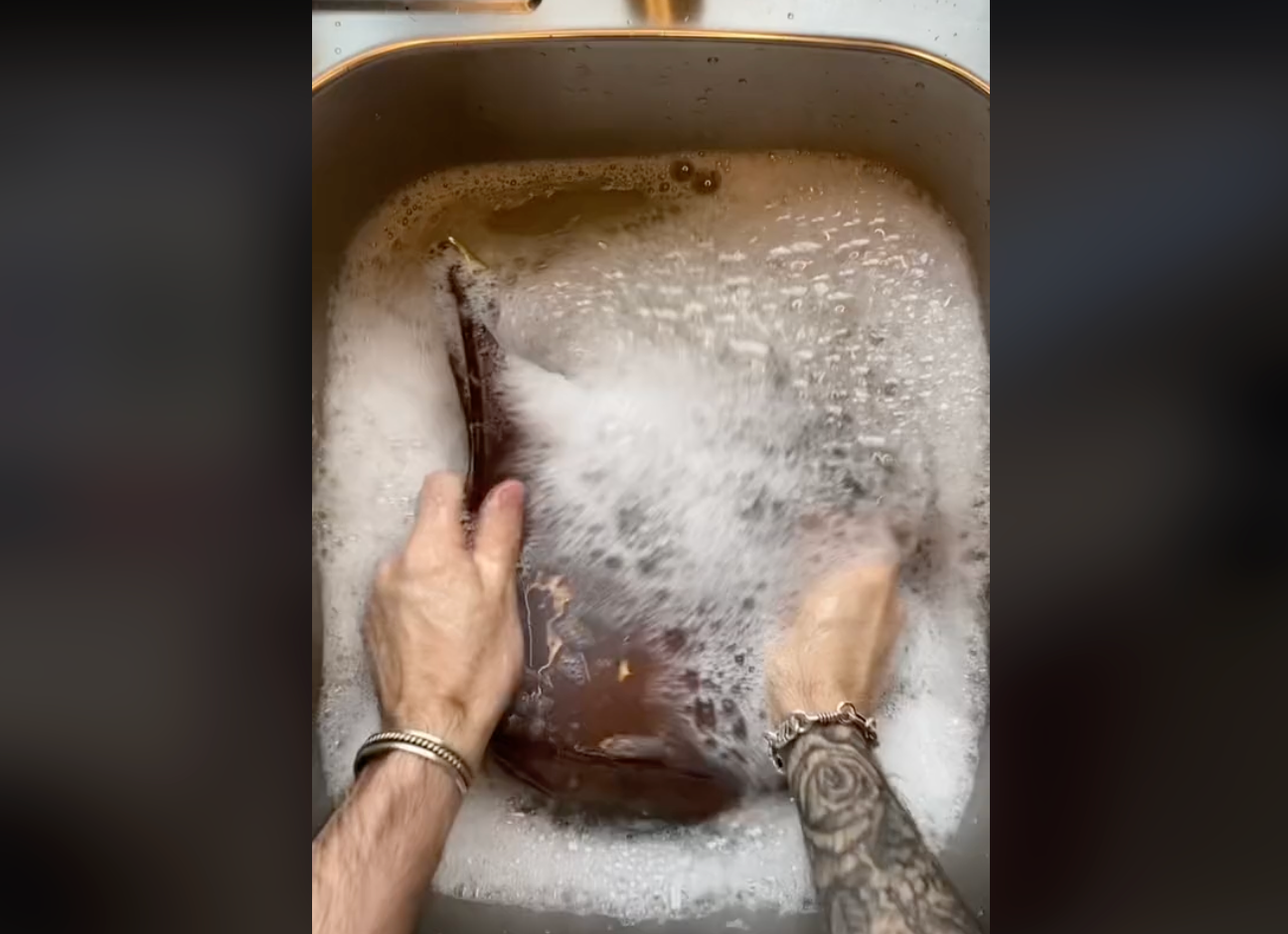 Scrub a dub