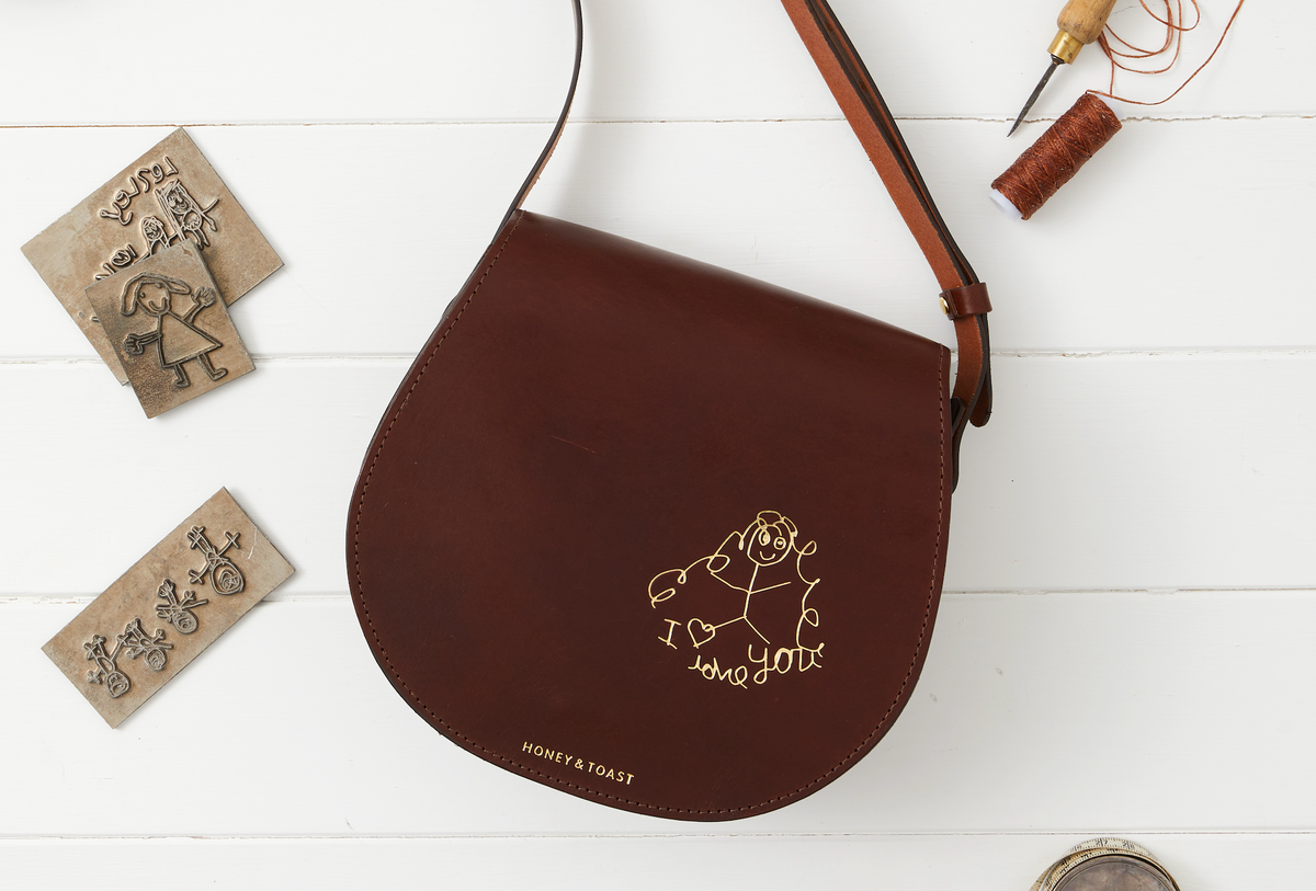 Honey and Toast Bespoke Service: From Doodle to Treasured Leather