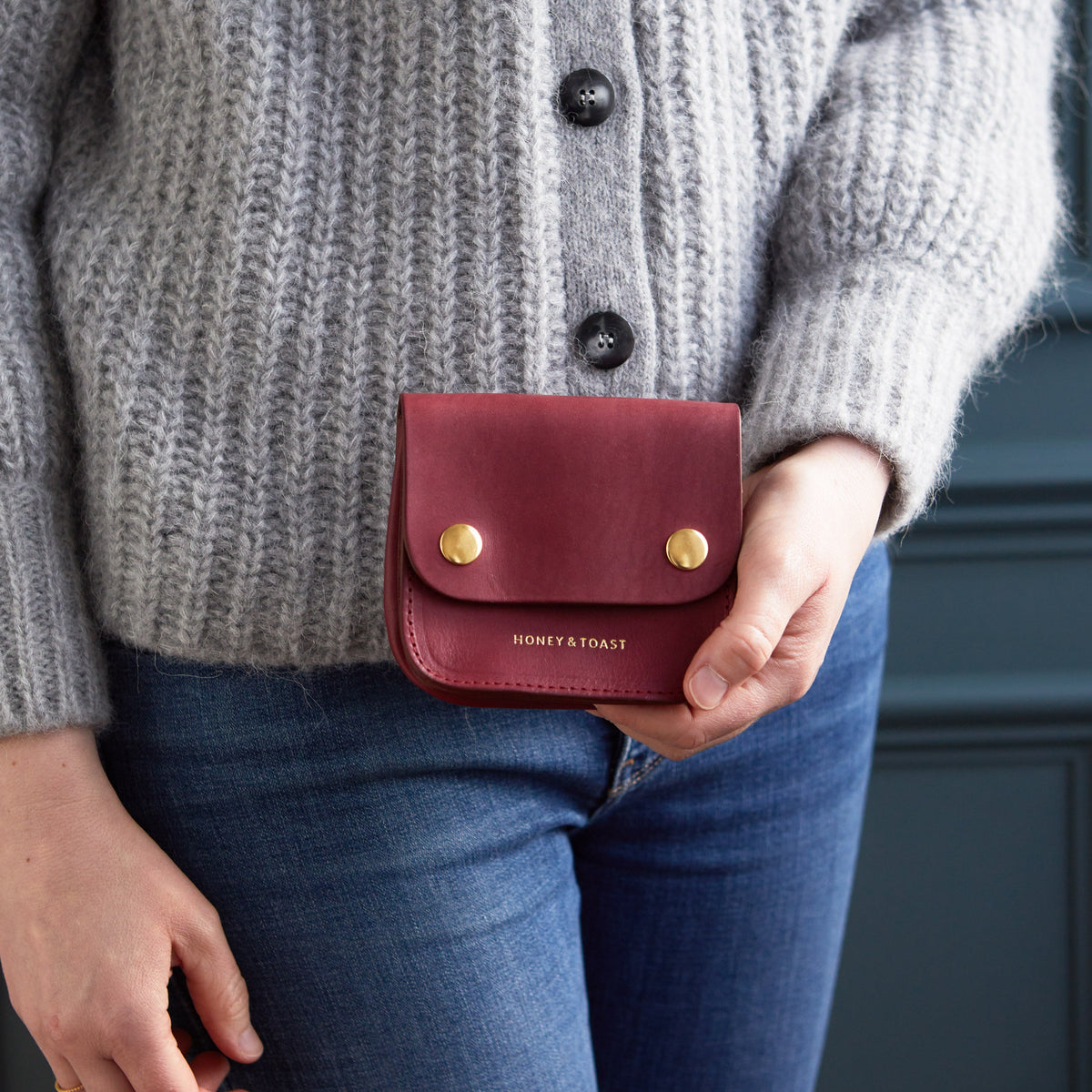 Mini Flora purse raspberry pink