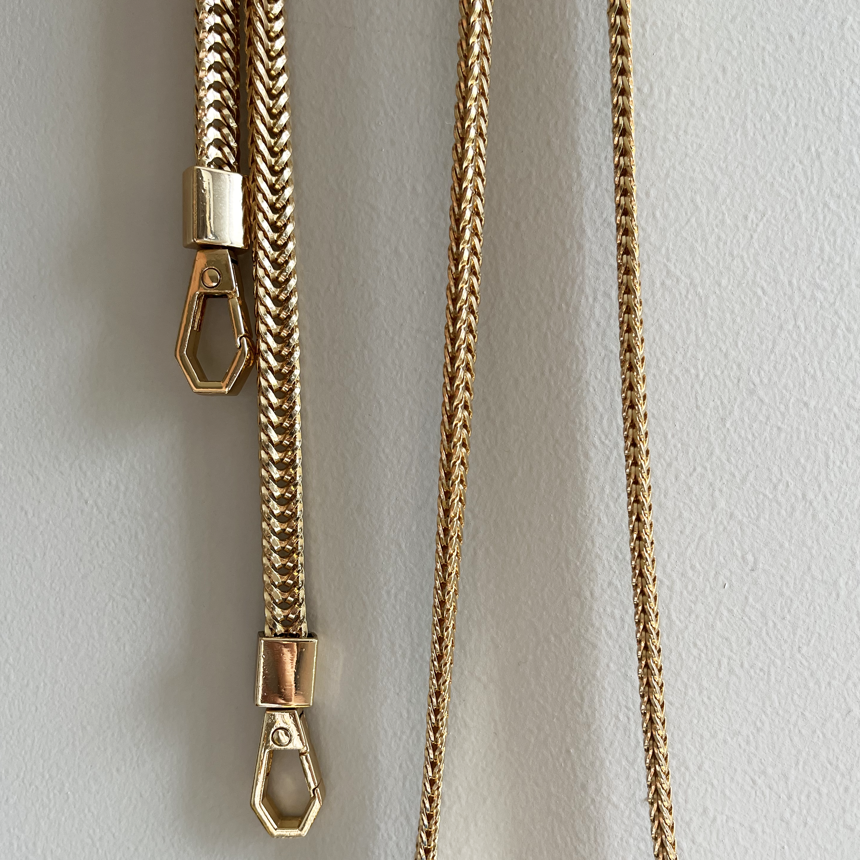 Honey & Toast Chain handle for handbag Snake chain handle 120cm