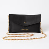 https://www.honeyandtoast.co.uk women's leather purse with chain handle Liberty purse black SAMPLE SALE