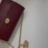 Mini Eddie shoulder bag damson