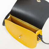 Honey & Toast Annie saddlebag navy & sun yellow