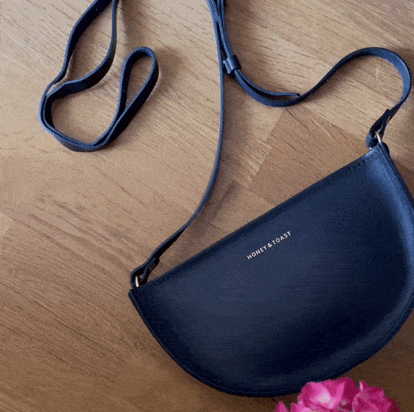 Honey & Toast Chain handle for half moon bag