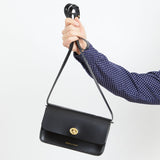 Honey & Toast Leather handle for handbag Detachable leather handle for mini Eddie bag black