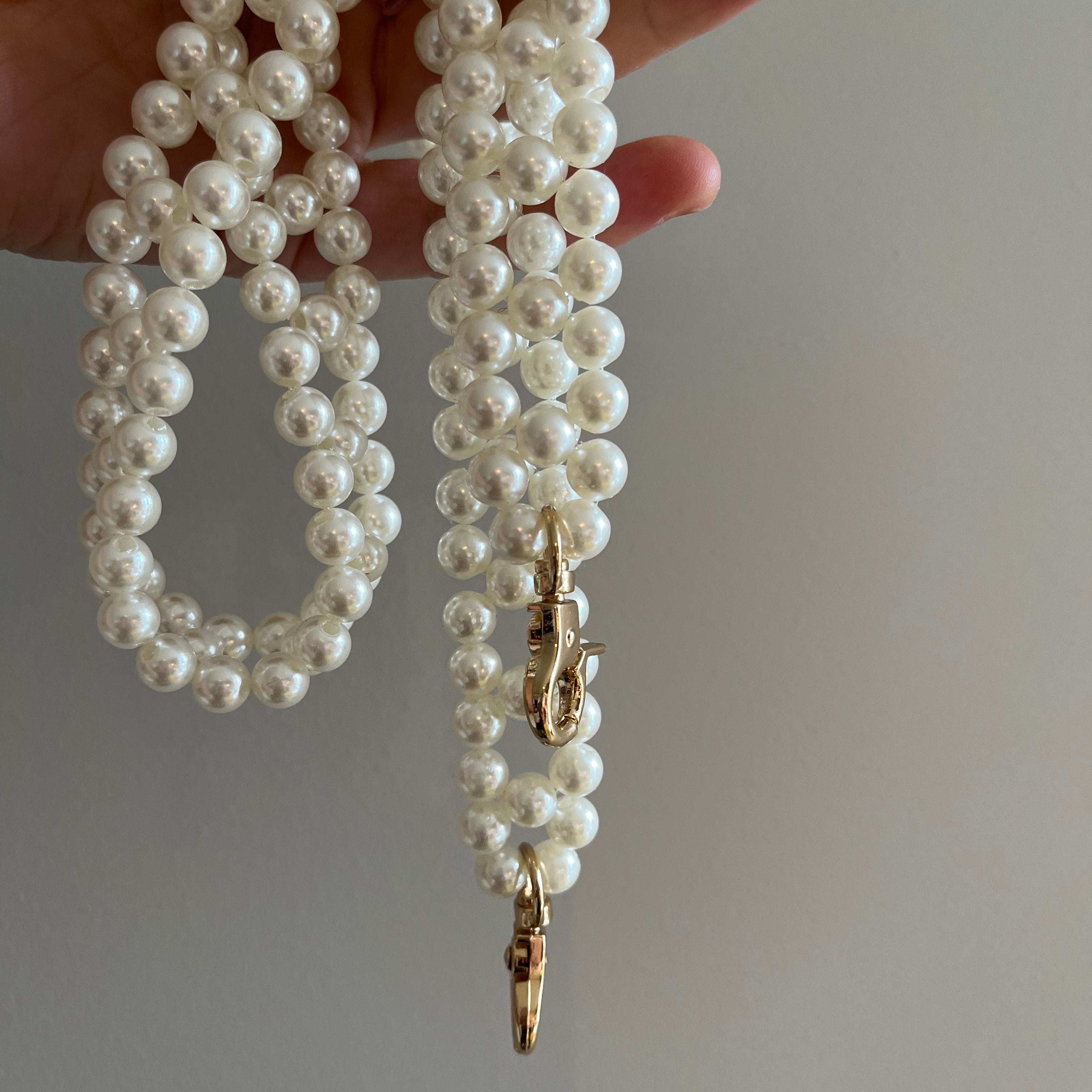 Honey & Toast Pearl bracelet handle 110cm