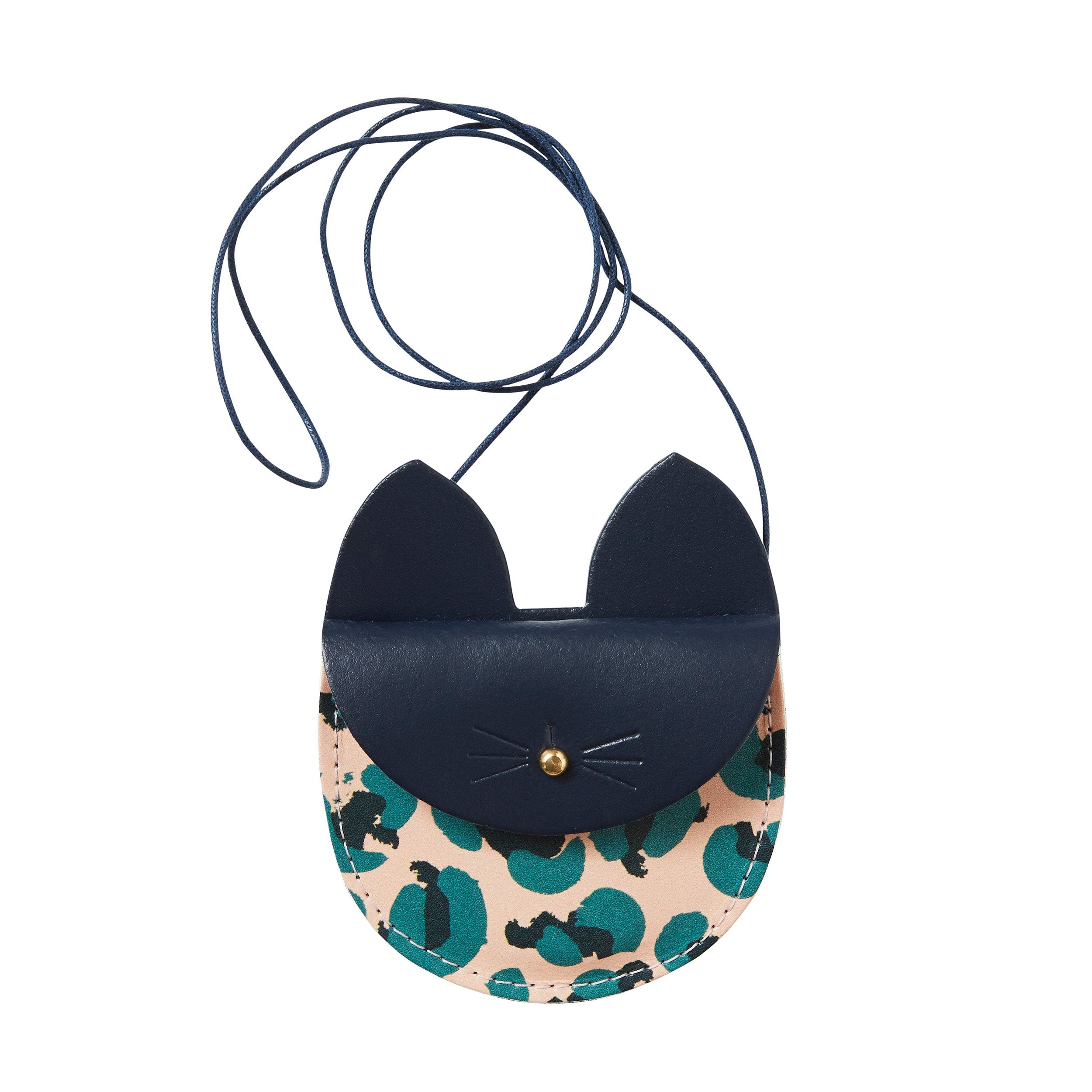 https://www.honeyandtoast.co.uk Cat coin purse pink leopard