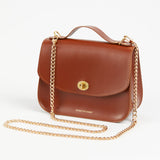https://www.honeyandtoast.co.uk women's leather handbag Ava satchel tan