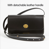 https://www.honeyandtoast.co.uk women's leather handbag Mini Eddie shoulder bag black